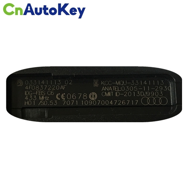 CN008042 ORIGINAL Flip Key for Audi A6 Q7 3Button 8E 4F0 837 220AF 433MHZ Keyless Go