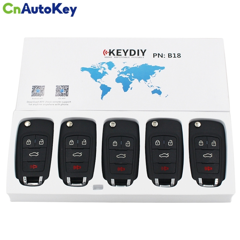 B18 Buickmodel KEY DIY remote for KD900 KD200 URG200 KD300 car key