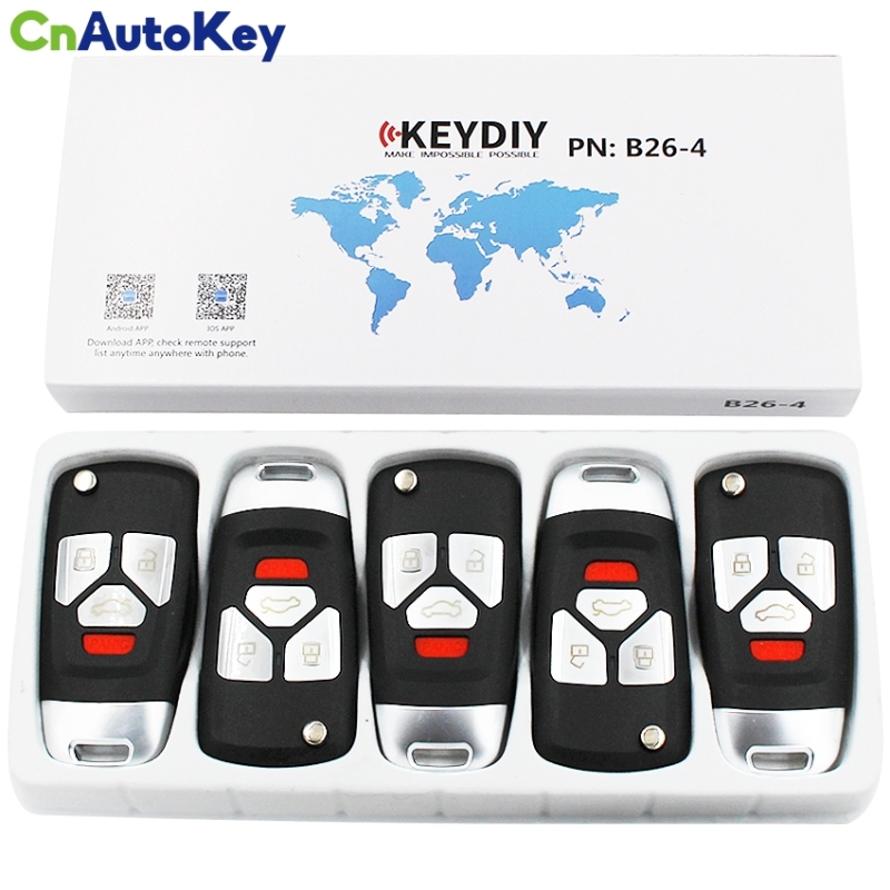 B26 3+1 B-Series Universal Remote Control for KD900 KD900+URG200 4 Button Key