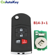 B14 3+1 KD900 URG200 Remote Control 3+1 Button M Key Style Universal Car Key Remote for KD900