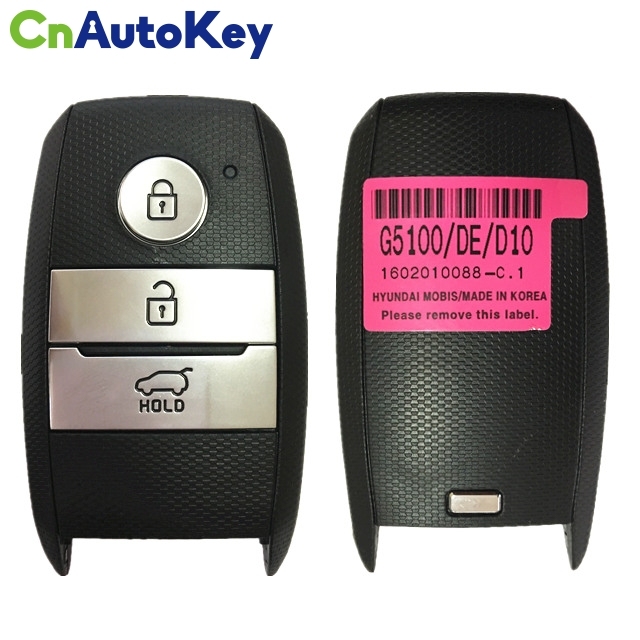 CN051043 Genuine KIA Niro Genuine Smart Key Remote Blade 2016 3 Button 433MHz 95440-G5100 47 Chip
