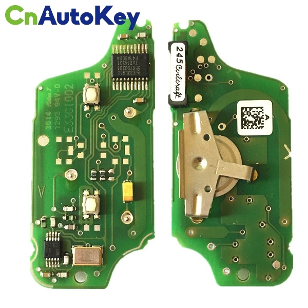 CN009040 Peugeot Remote key 2 buttons CE0523 PCF7941 E33C1002 ASK