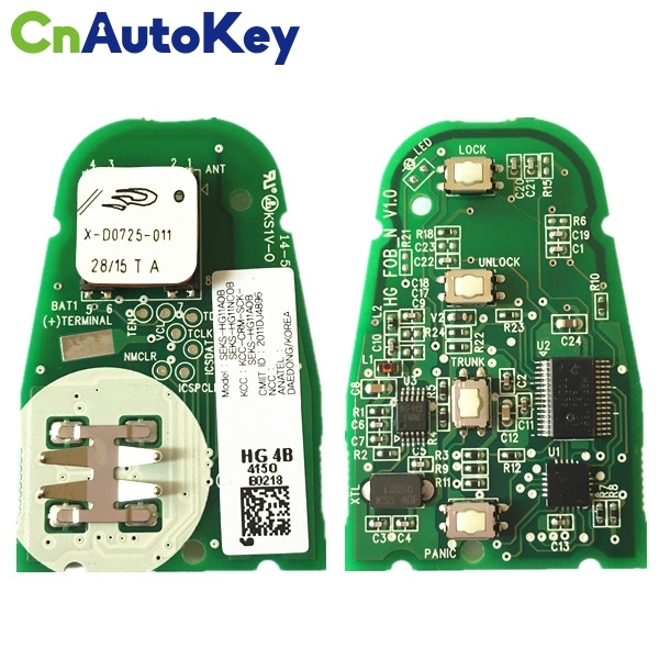 CN020037  Hyundai Grandeur Smart - Proximity Keys 433Mhz Fcc Id Seks-Hg11Aob 95440-3V035