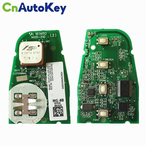 CN020100 4 Button Genuine Smart Key Remote 2016-2017 433MHz 95440-3V040 for Hyundai Azera