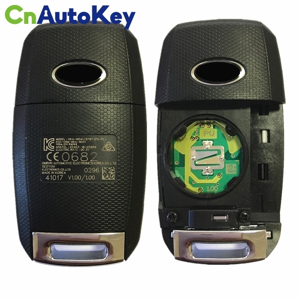 CN051062 KIA Bongo Genuine Flip Remote Key 2014 2 Button 433MHz 95430-4E500