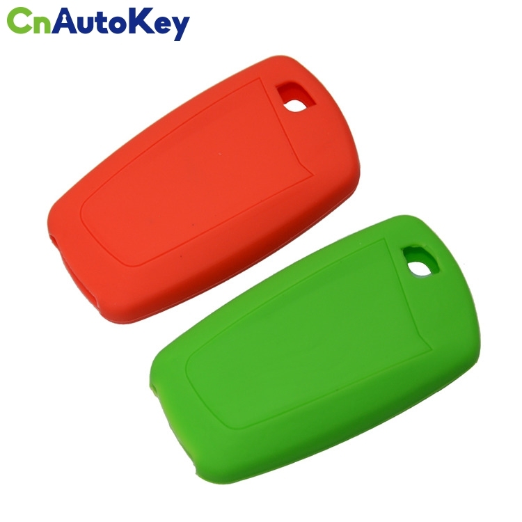 SCC006001 Silicone Car Key Cover Case For BMW 1 2 3 5 7 Series F10 F20 F30 335 328 535 650 Remote Key Shell 3 Buttons Car-Styling