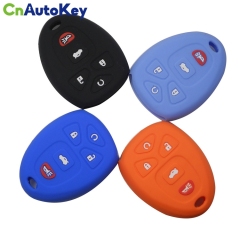 SCC013002 5 Button Remote Silicone Key Case Cover Proctetor for Buick GMC Chevrolet Cadillac Pontiac Saturn Key Car-Styling