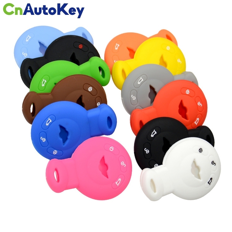 SCC006005 Car Key Holder Bag Fob For BMW Mini Cooper R60 R56 Key Case Cover Shell 3 Buttons Reduce Impact Car Styling