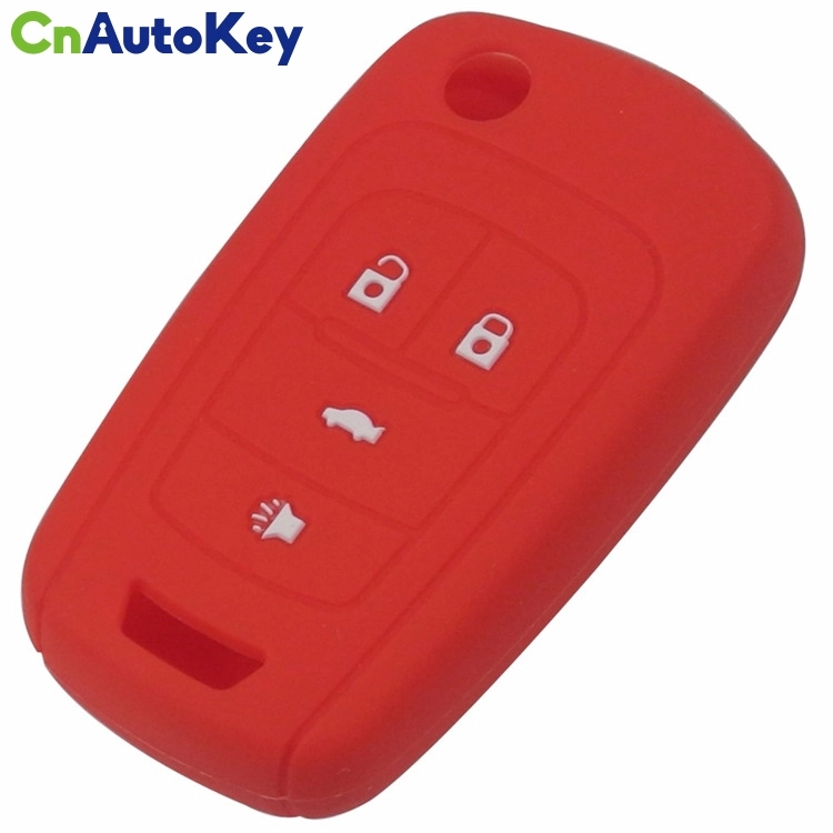 SCC013006 4 Buttons Silicone Remote Car Key Case Cover For Chevrolet Cruze Trax Lova Malibu For Buick For Opel Mokka