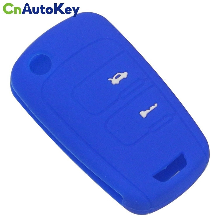 SCC013007 Flip Folding Remote Key Case Silicone Cover For Chevrolet Epica Sail Buick Excelle 2 Button Fob Protector Holder