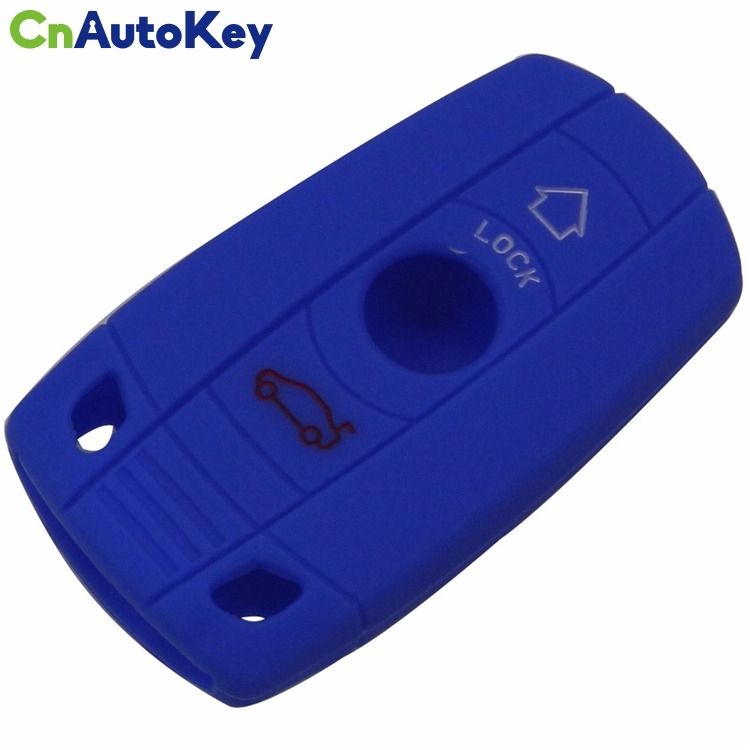SCC006008 3 Buttons Remote Silicone Car Fob Key Case Cover For BMW X1 X5 X6 1 3 5 7 E Series Z4 M3 M5 Smart Key