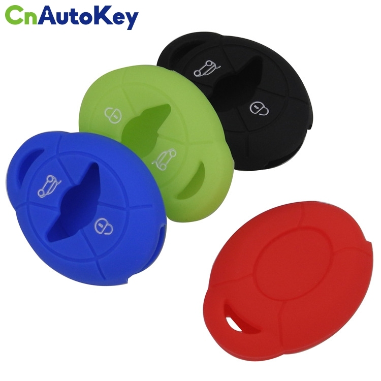 SCC006011 Silicone Key Skin Case Fob Cover Set for BMW Mini Cooper S R50 R53 Two 2 Buttons Remote Protect Car styling