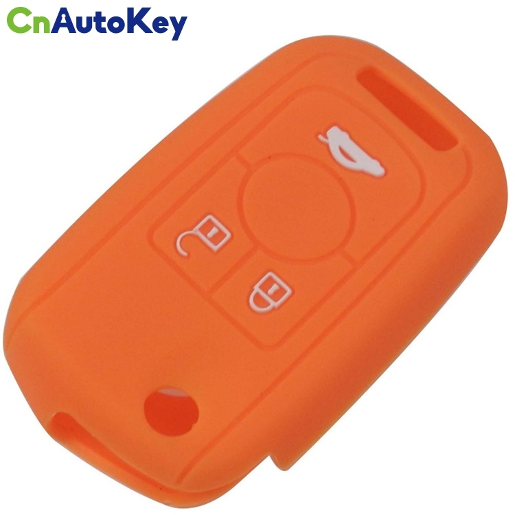 SCC013008 Rubber Skin Silicone Case for Buick Excelle Regal RS 3 Button Remote Flip Folding Key Cover Holder Protector