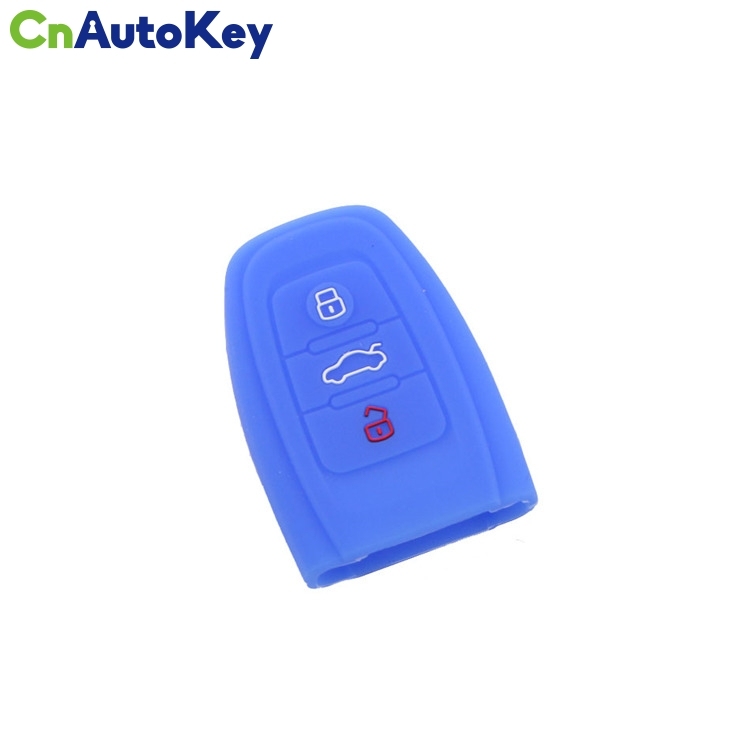 SCC008004 Car Key Fob Cover Case Protect for Audi A1 A3 A4 A5 A6 A7 A8 Q5 Q7 R8 TT S5 S6 S7 S8 SQ5 RS5 Smart Remote Covers