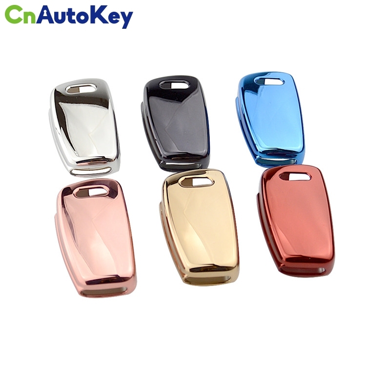 SCC008006 Car Styling Auto Key Cover Case Bag Holder Fit For Audi C6 A7 A8 R8 A1 A3 A4 A5 Q7 A6 C5 Car Covers Accessories