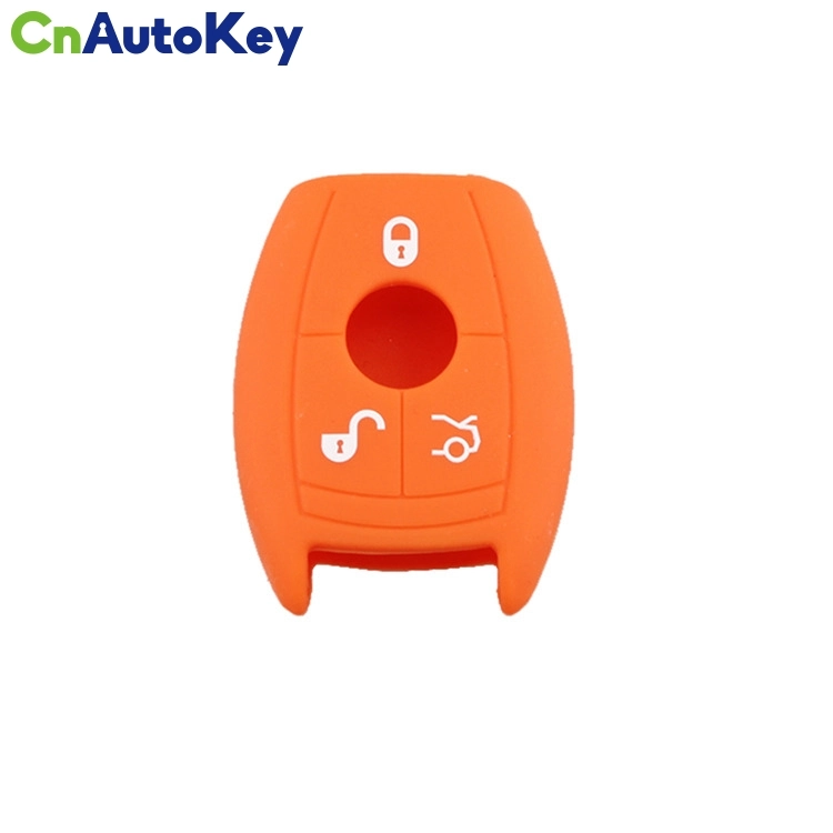 SCC002005 Silicone Car Key Case for Mercedes Benz W203 W210 W211 AMG W204 C E S CLS CLK CLA SLK SMART A C E S CLASS 3BTN