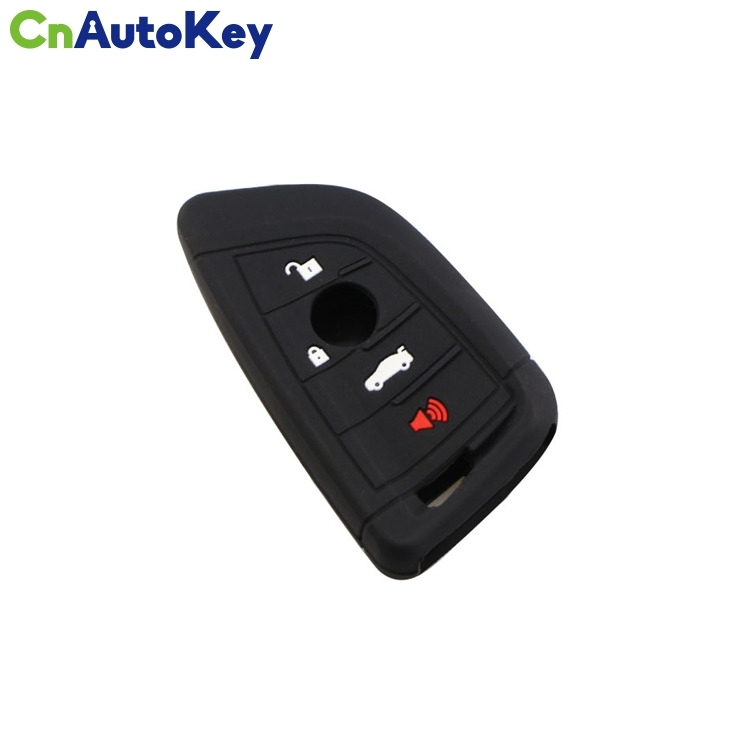 SCC006009 Silicone Car Key Protective Holder Case Cover Bag for BMW X1 F48 2016 2017 Smart Key Refit Protector