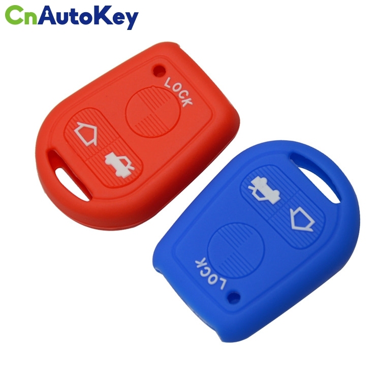 SCC006002  New Replacement 3 Button Soft Silicone Car Key Cover Case For BMW E31 E32 E34 E36 E38 E39 E46 Car Accessaries