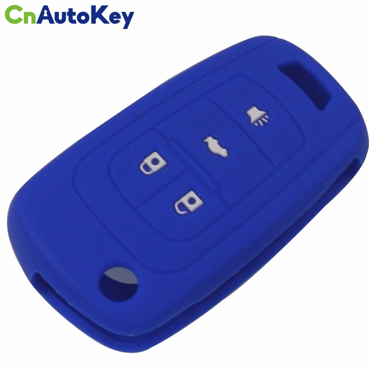 SCC013006 4 Buttons Silicone Remote Car Key Case Cover For Chevrolet Cruze Trax Lova Malibu For Buick For Opel Mokka