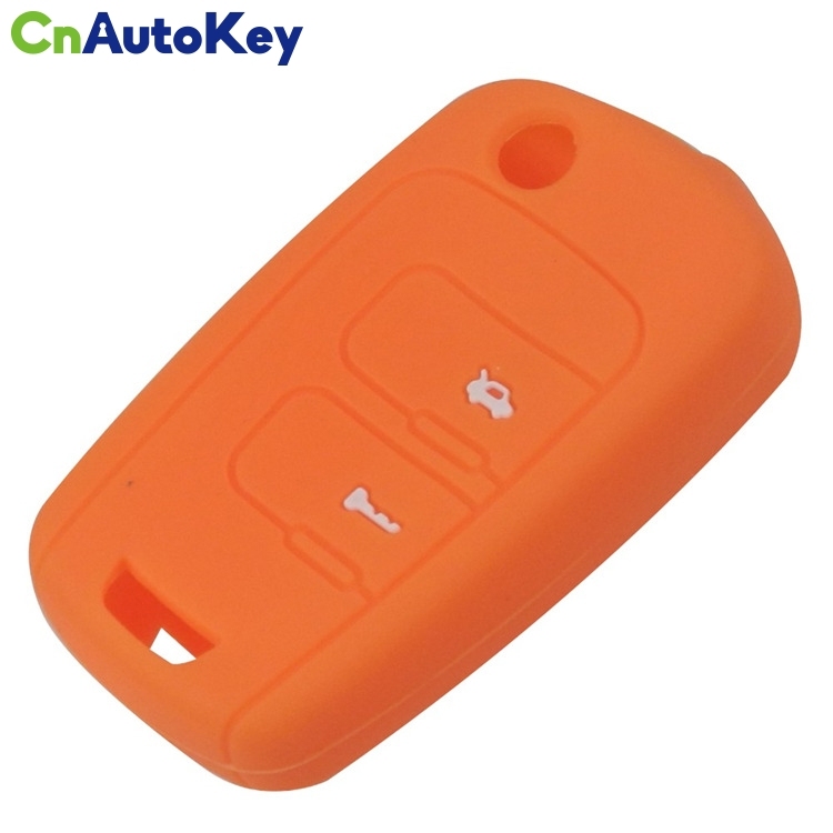 SCC013007 Flip Folding Remote Key Case Silicone Cover For Chevrolet Epica Sail Buick Excelle 2 Button Fob Protector Holder