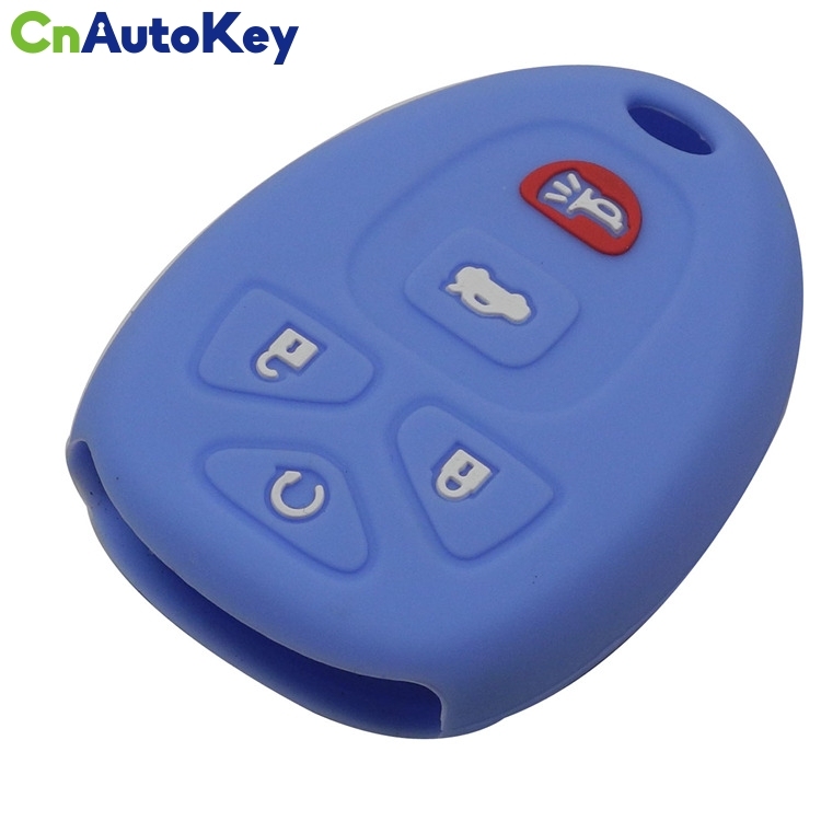 SCC013002 5 Button Remote Silicone Key Case Cover Proctetor for Buick GMC Chevrolet Cadillac Pontiac Saturn Key Car-Styling