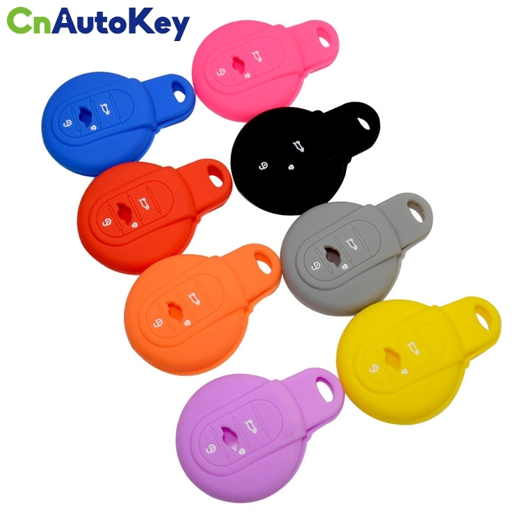 SCC006007  Replacement Silicone car Key cover Cases Cover Bag Fit for BMW MINI Cooper 2014 2015 f55 f56 key Car accessories