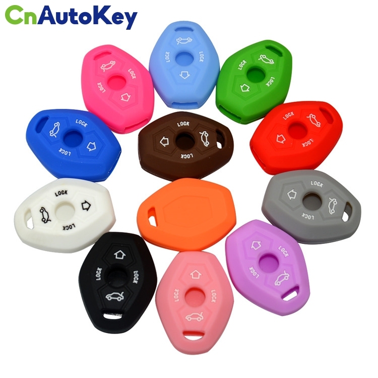 SCC006003 Silicone Car Key FOB Remote Case Cover For BMW X3 X5 Z3 Z4 3 5 7 Series E38 E39 E46 E83 1998-2005 High Quality