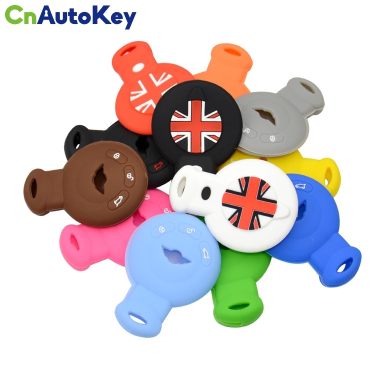 SCC006005 Car Key Holder Bag Fob For BMW Mini Cooper R60 R56 Key Case Cover Shell 3 Buttons Reduce Impact Car Styling