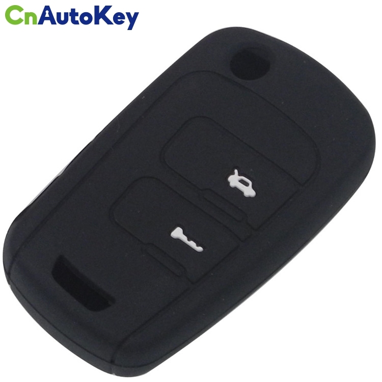 SCC013007 Flip Folding Remote Key Case Silicone Cover For Chevrolet Epica Sail Buick Excelle 2 Button Fob Protector Holder