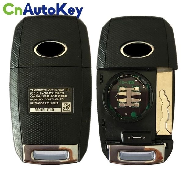 CN051068 2014-2016 KIA Sportage  4-Button Flip Key HS  PN 95430-3W350  NYODD4TX1306-TFL (SL13MY)  LXP-90 (OEM)