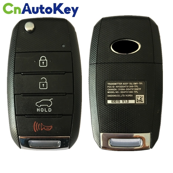 CN051068 2014-2016 KIA Sportage  4-Button Flip Key HS  PN 95430-3W350  NYODD4TX1306-TFL (SL13MY)  LXP-90 (OEM)