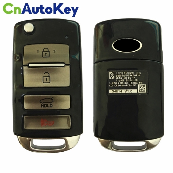 CN051075 Original Kia Remote Key RKE-4F10 433 MHZ PCF7936