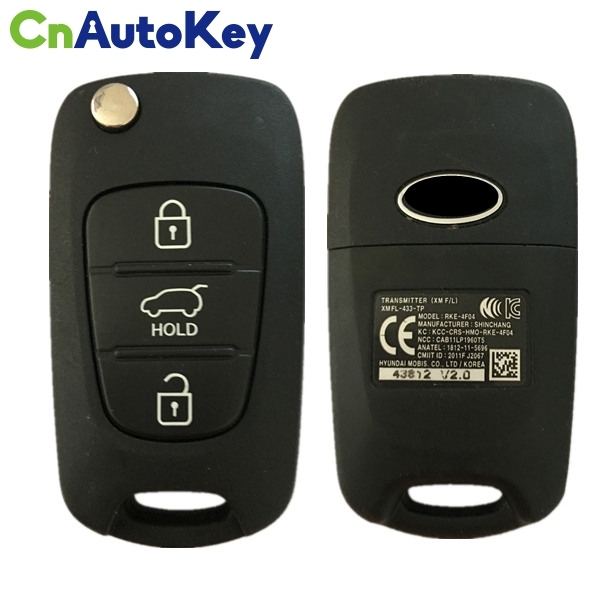 CN051080 For Kia Sorento (XM FL) 2012-2013 433mhz XM/FL-433-TP, RKE-4F04