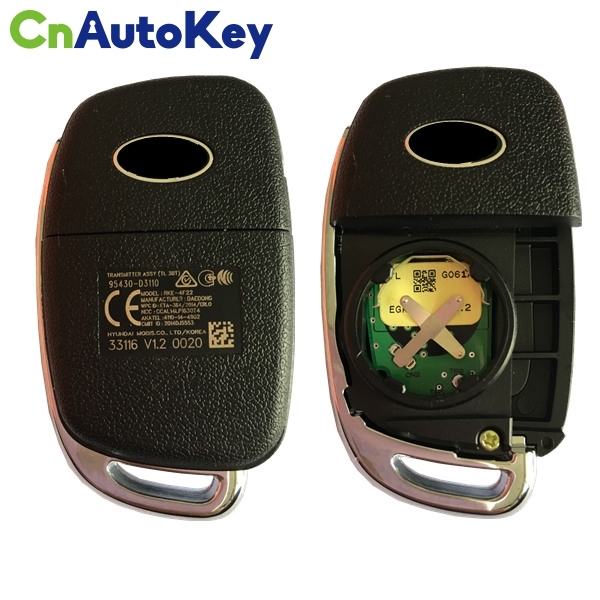 CN020117 Genuine Hyundai Tucson Remote Key (2015 + ) 95430-D3110 433MHZ