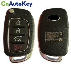 CN020118 Oem 2017 Hyundai Santa Fe Flip Key Keyless Remote Fob TQ8-RKE-4F31 95430-2W010 433MZ 4D60 80BIT