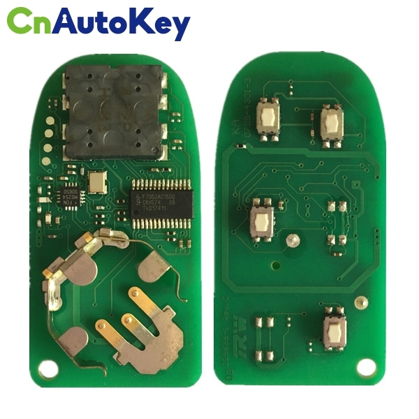 CN087012  For Dodge RAM  3+1 button 433MHZ Smart Remote Key 433MHZ PCF7945 GQ4-54T