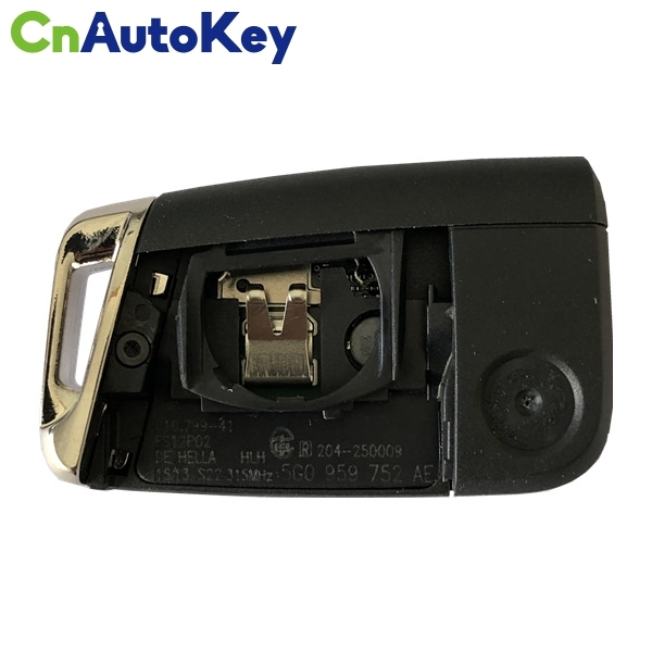 CN001088 ORIGINAL Flip Key for VW 3 Buttons  315MHz  MEGAMOS 88 AES MQB  Part No 5G0 959 752AE  KEYLESS GO