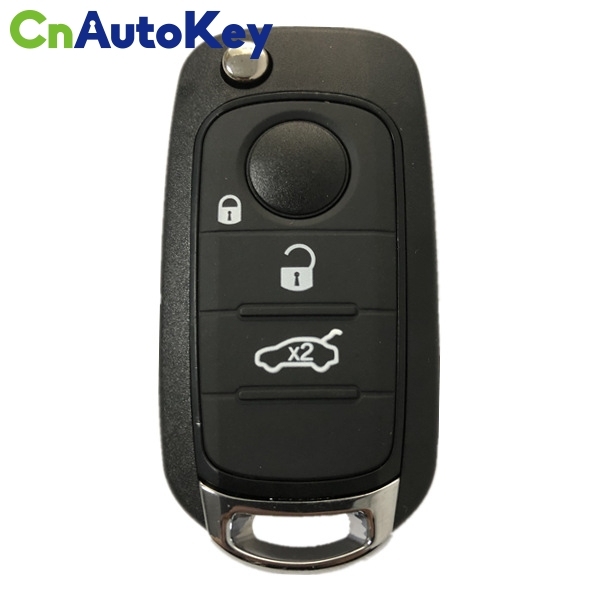 CS01700 Flip Key for Fiat 500 500X 3Buttons key shell  Blade SIP22