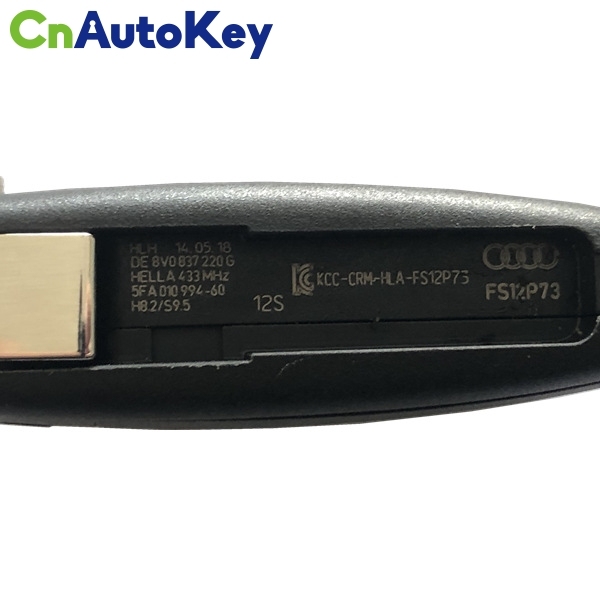 CN008072 Original For Audi 3 buttons remote key 433MHZ ID48 8V0 837 220 G Keyless go
