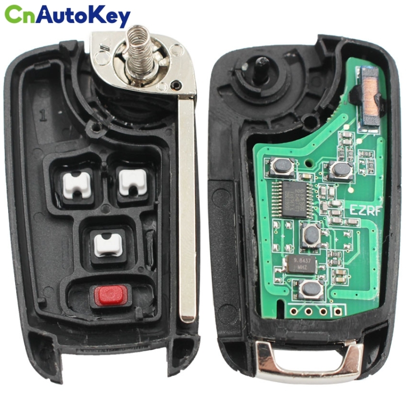 CN014007 Button Flip Remote Key Folding 434MHz  ID46 Chip for Chevrolet Cruze 2011-2014