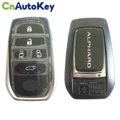 CN007142  OEM New 5 Button Remote Control for Alphard with 315MHz Smart Car Key 89904-58330