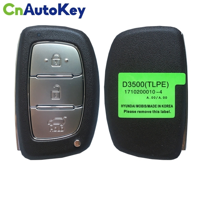 CN020130 For Hyundai Tucson 2019 Genuine Smart Remote Key 3 Buttons 433MHz 95440-D3500