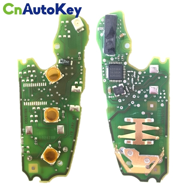 CN008075 ORIGINAL Flip Key for Audi A3 Q2 Q3 3Buttons 434MHZ MQB48  ID48 (megmos AES) 81A 837 220