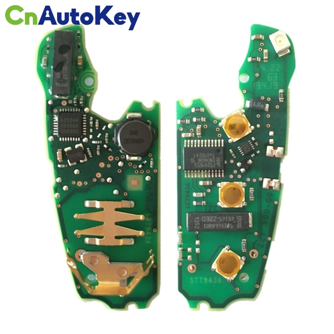 CN008076 ORIGINAL Flip Key for Audi A3 Q2 Q3 3Buttons 434MHZ megmos AES KEYLESS GO _ 81A 837 220 H