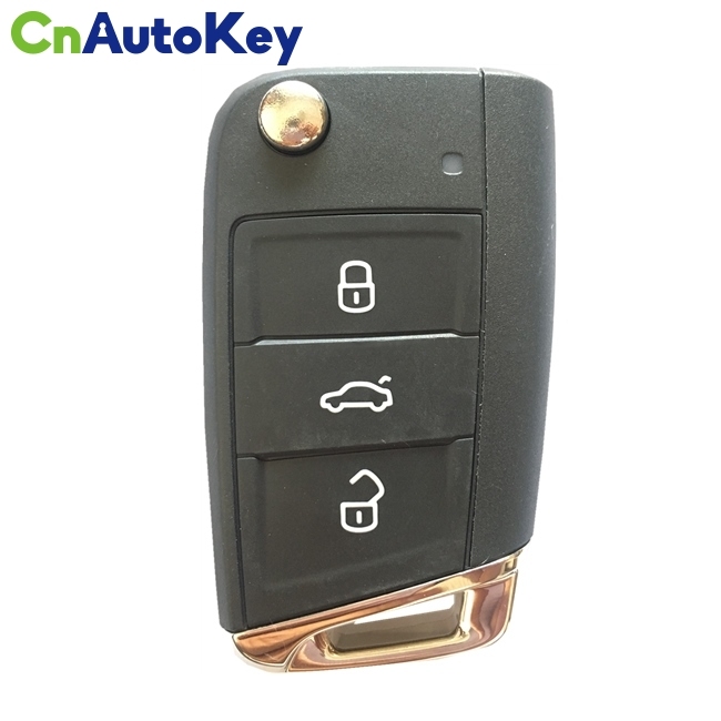 CN001097 For Vw Golf Polo Touran Etc 3 Button Flip Key Fob Remote 5G6 959 752 AB 434mzh Keyless GO