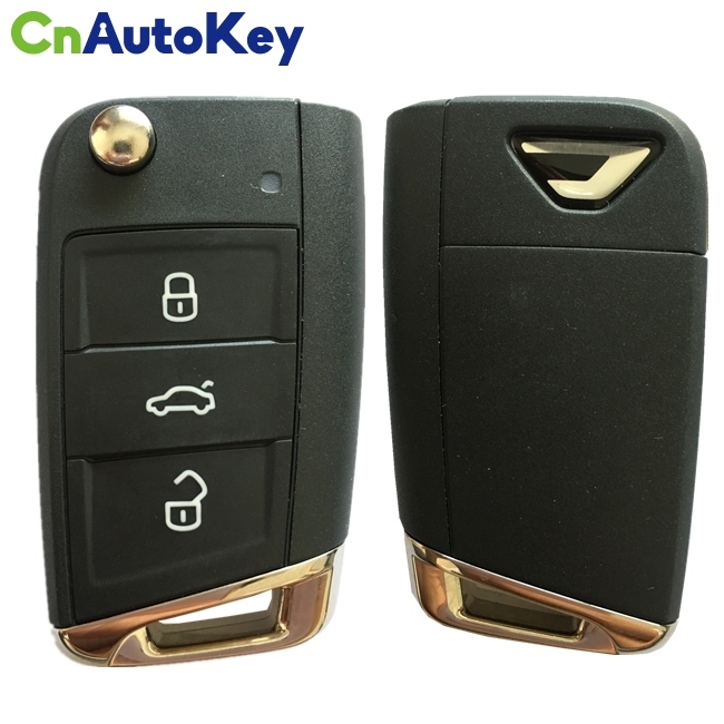 CN001096 For 2019 Volkswagen jetta 3 Button Flip Key Fob Remote 5CG 959 752 E 434mzh NCP2161W chip Keyless GO