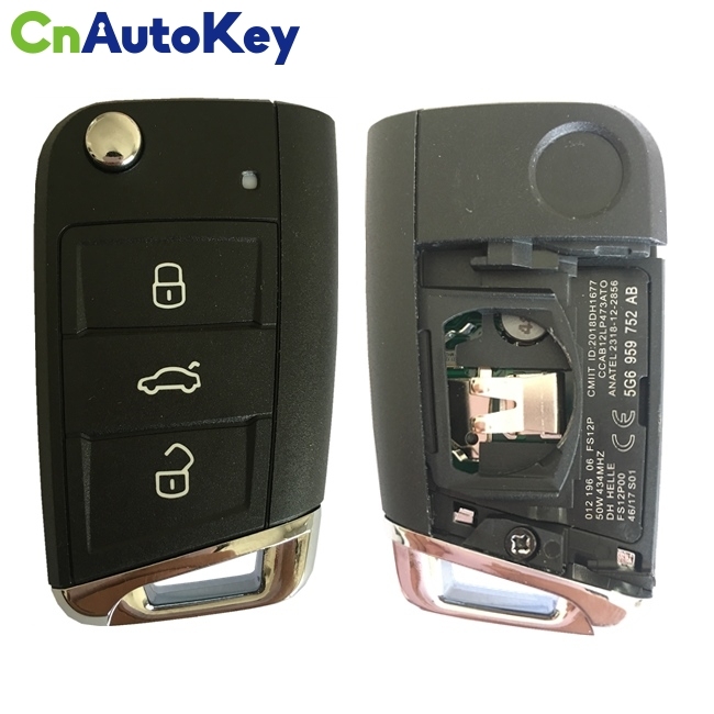 CNKY016 KYDZ For VW MQB Smart Remote Key machine 3 Button without Emergancy Key