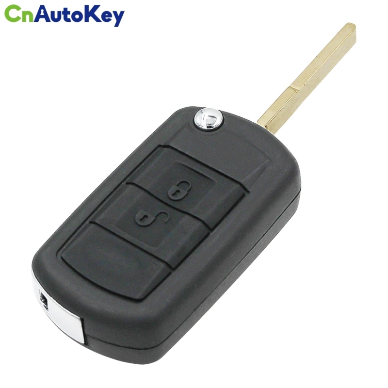 CN004004 3 Button Complete Folding Flip Remote Smart Car Key 434Mhz ID46 Chip HU101 Uncut Blade for Land Rover Discovery 3 4