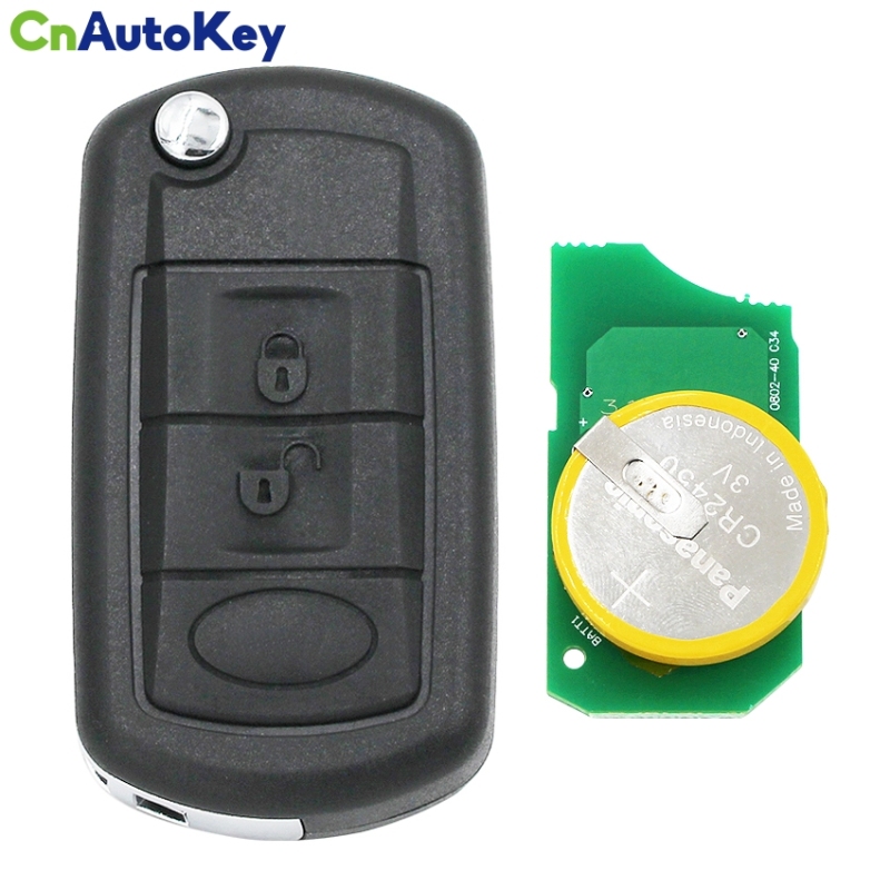 CN004007  3 Button Folding Flip Remote Key Smart Car Key 315Mhz + 7935 Chip Uncut Blade for Land Rover Range Rover Vogue