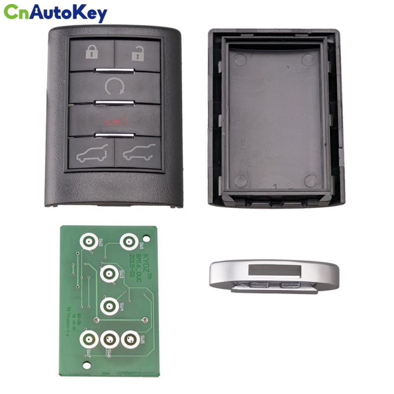 CN030013 6 Buttons Smart Remote Car Key Fob 315MHz for Cadillac Escalade 2007-2014 ESV EXT OUC6000066